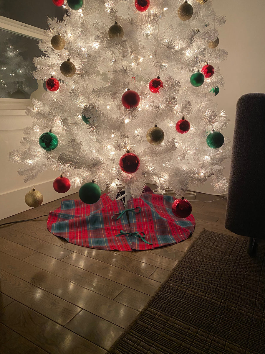Farquharson Weathered Tartan Christmas Tree Skirt