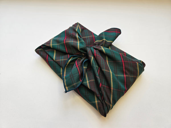 Reusable Tartan Gift Wrap