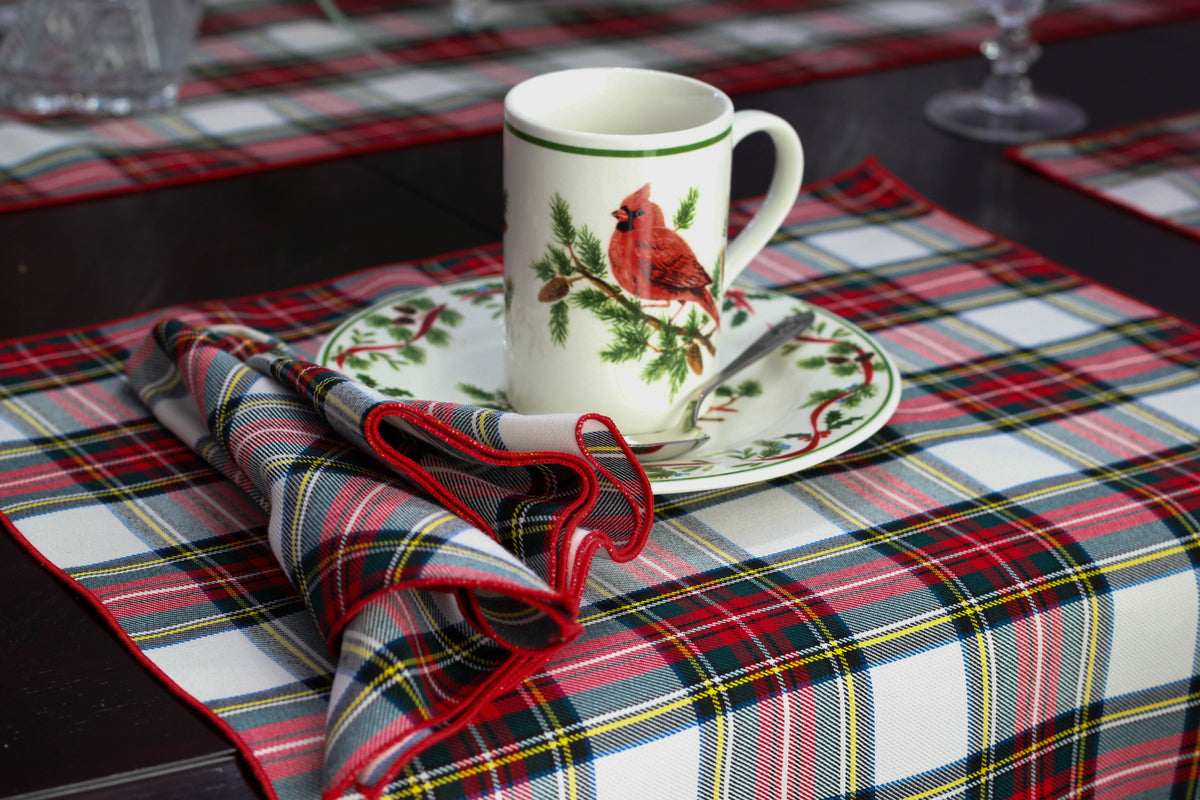 Stewart Royal Ancient Tartan Table Runner - Cotton table runner main image 0