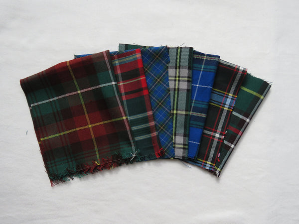 Atlantic Canada Tartan Fabric Samples Pack