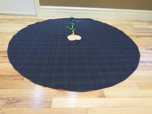 Black Watch Tartan Christmas Tree Skirt