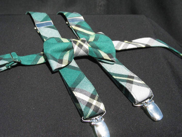 Cape Breton Tartan Suspenders Bow Tie Set