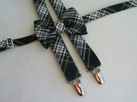 Gordon Tartan Suspenders and Bow Tie Set-Taylors Tartans