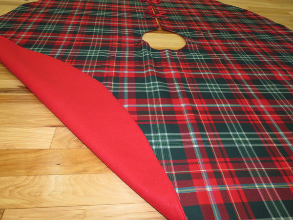 New Brunswick Tartan Christmas Tree Skirt