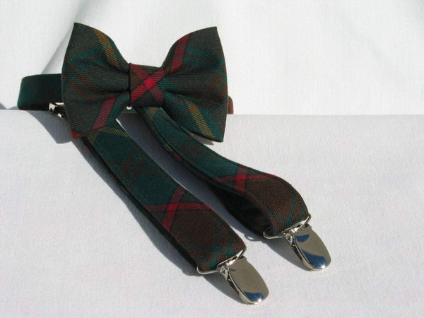 Ontario Tartan Suspenders and Bow Tie Set-Taylors Tartans