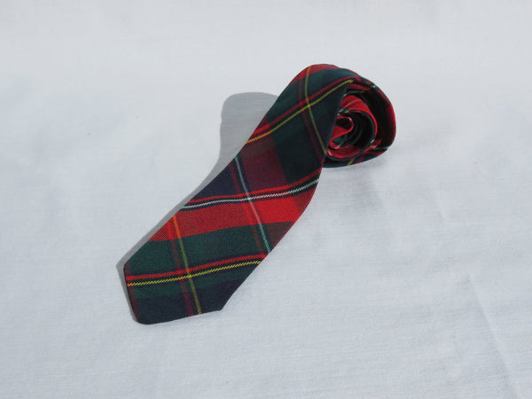 Plaid du Quebec Tartan Necktie