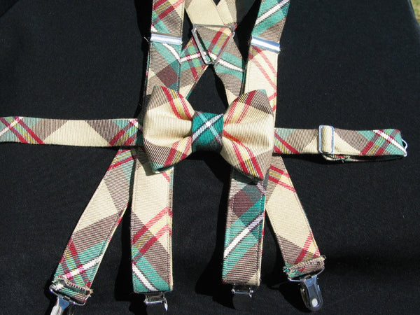 Saskatchewan Tartan Suspenders