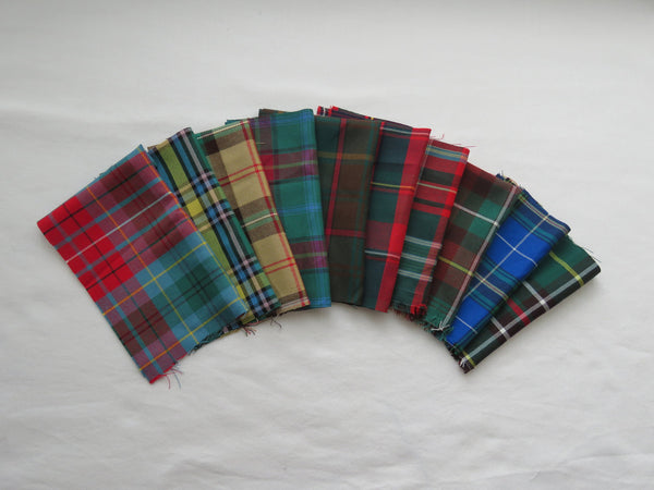 Set Canadian Provincial Tartan Fabric By The Yard-Taylors Tartans