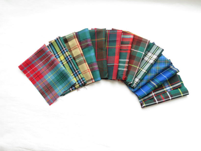 Tartan Fabric Swatch Packs