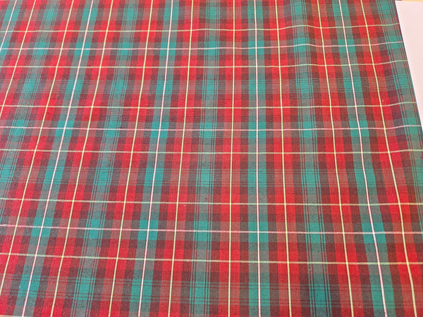Prince Edward Island Tartan Cotton Fabric PEI