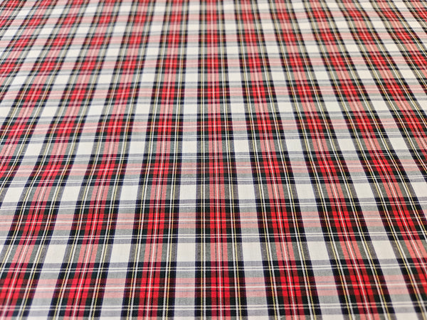 Dress Stewart Tartan Cotton Fabric