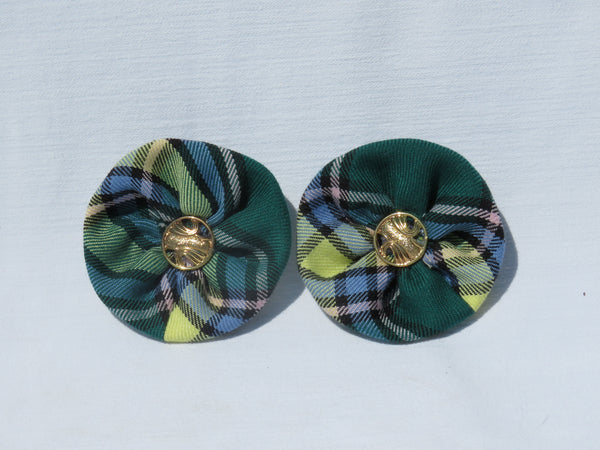 Alberta Tartan Shoe Clips