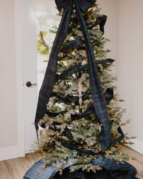 Black Watch Tartan Christmas Tree Skirt