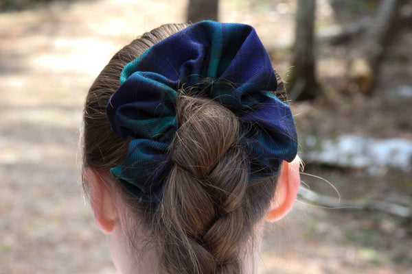 Black Watch Tartan Scrunchie