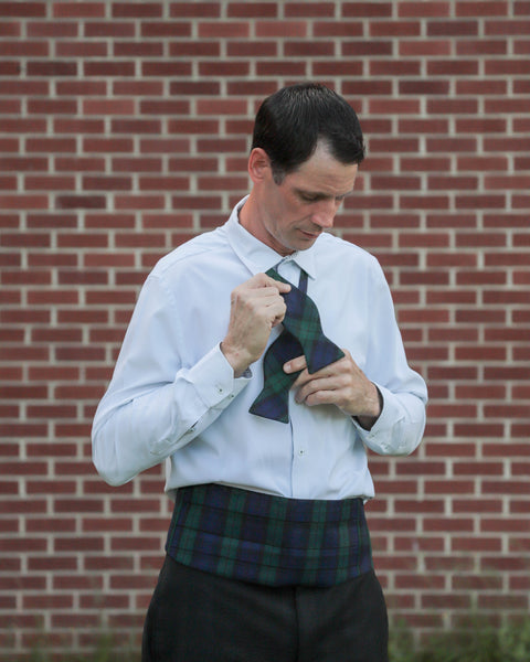 Black Watch Tartan Freestyle Bow Tie