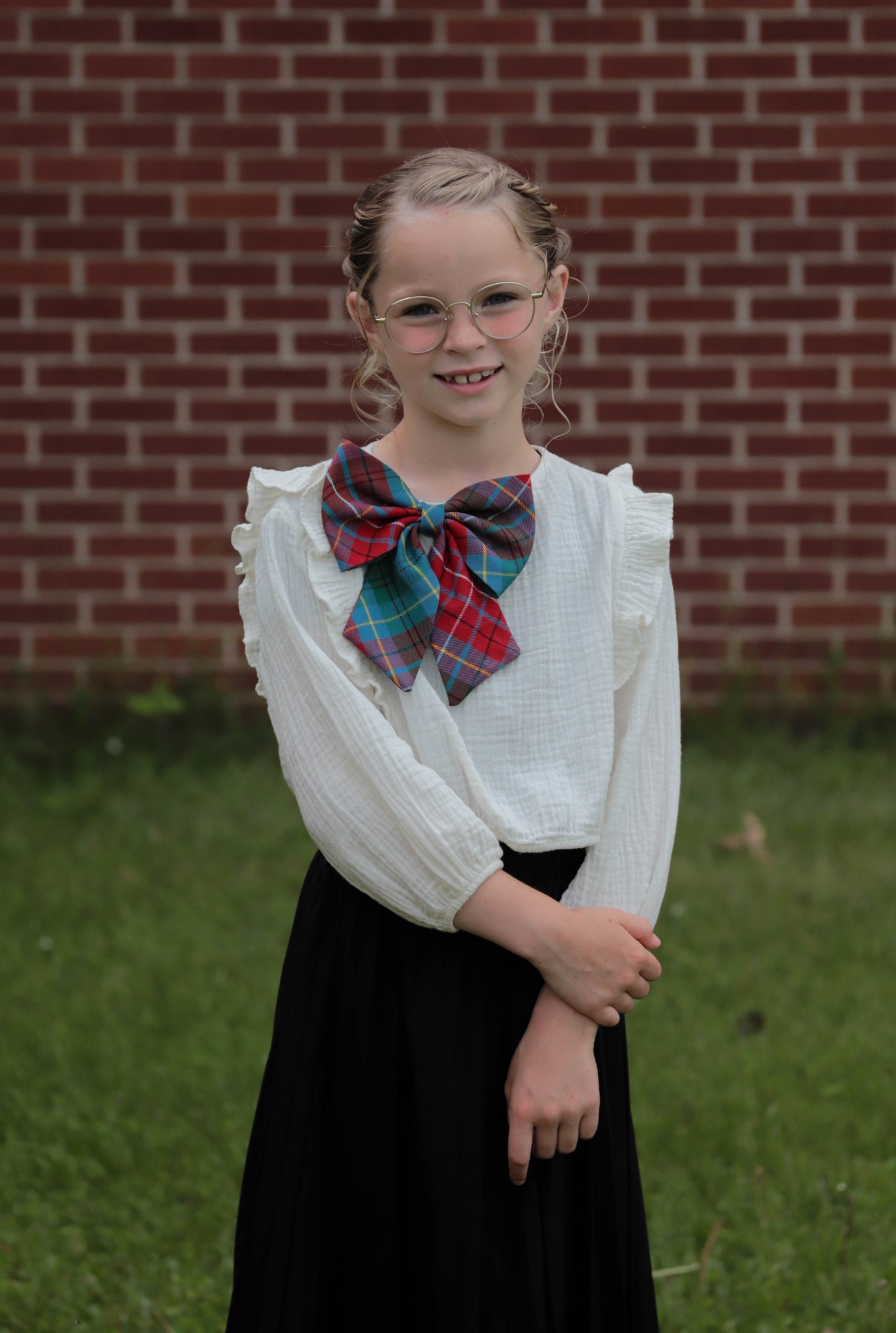 British Columbia Tartan Hair Bow