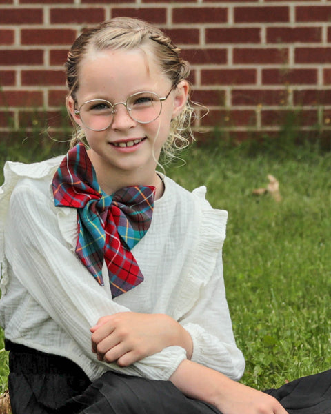 British Columbia Tartan Hair Bow