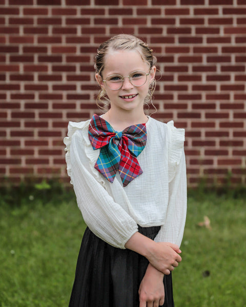 British Columbia Tartan Hair Bow