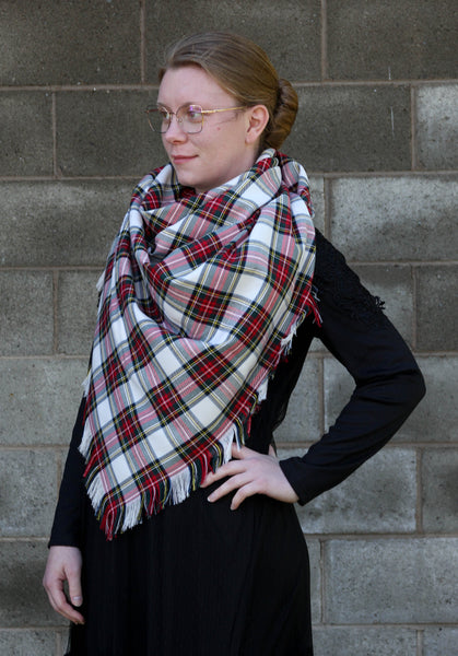 Dress Stewart Tartan Blanket Scarf