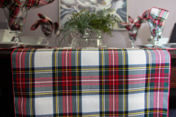 Dress Stewart Tartan Table Runner