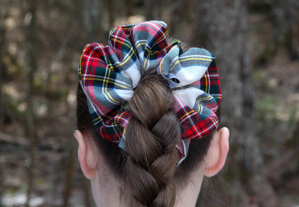 Dress Stewart Tartan Scrunchie