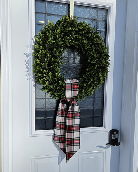Dress Stewart Tartan Wreath Sash