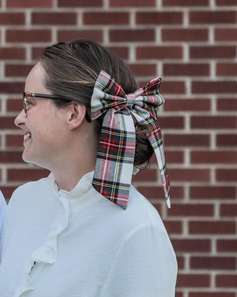 Dress Stewart Tartan Hair Bow