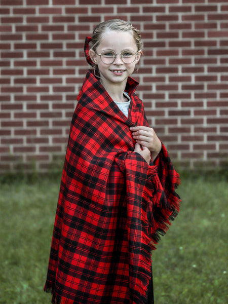 Erskine Red Blanket Scarf