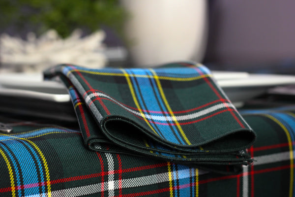 Serviettes en tartan du Labrador