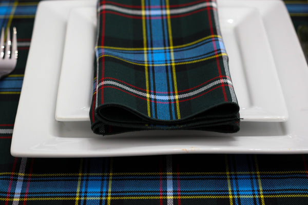 Serviettes en tartan du Labrador