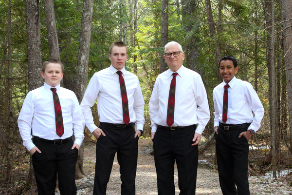 Maple Leaf Tartan Necktie