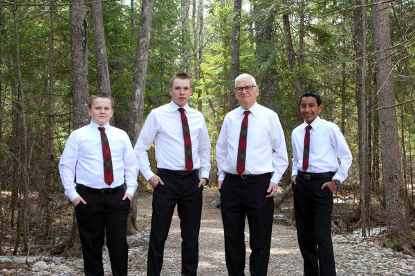 Maple Leaf Tartan Necktie