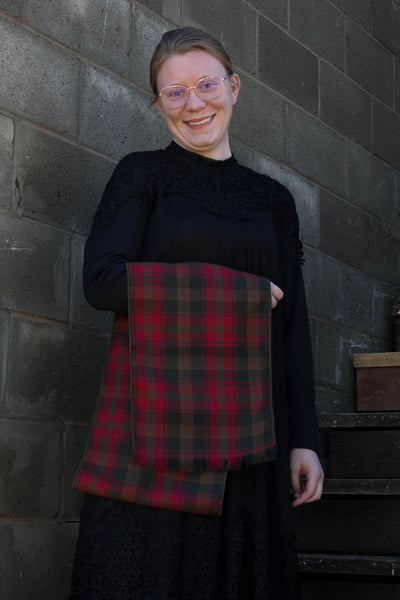 Canadian Tartan Maple Leaf Scarf