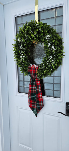 New Brunswick Tartan Wreath Sash