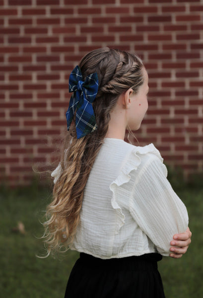 Nova Scotia Tartan Hair Bow