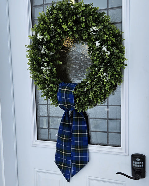 Nova Scotia Tartan Wreath Sash