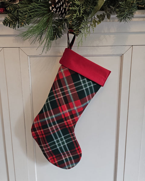 New Brunswick Tartan Christmas Stocking