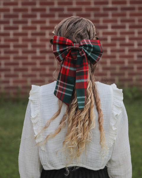 New Brunswick Tartan Hair Bow