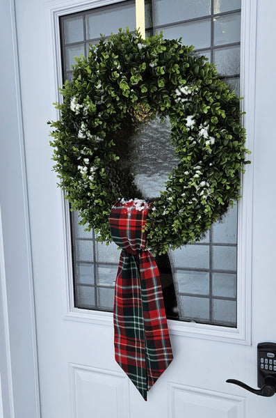 New Brunswick Tartan Wreath Sash