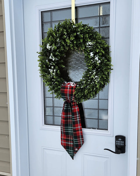 New Brunswick Tartan Wreath Sash