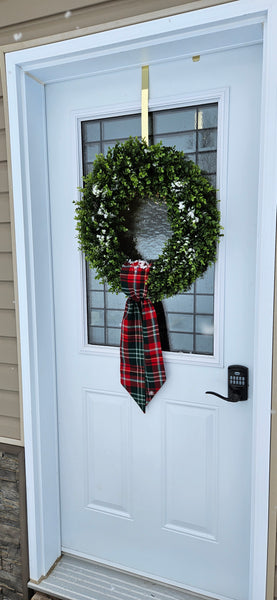 New Brunswick Tartan Wreath Sash