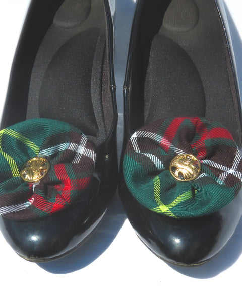 Newfoundland Tartan Shoe Clips