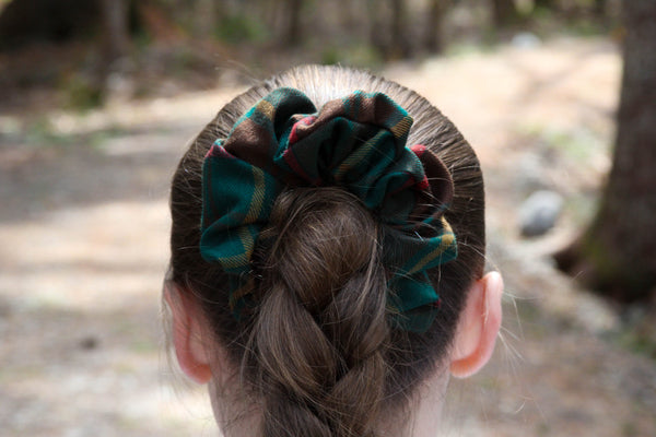 Ontario Tartan Scrunchie