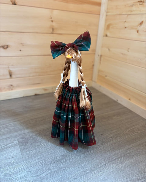Prince Edward Island Tartan Porch Goose Dress and Bow