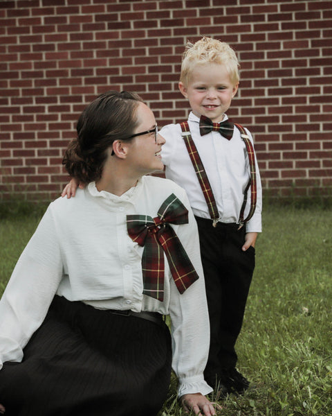 Prince Edward Island Tartan Hair Bow