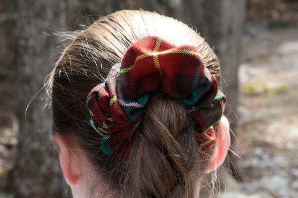 Prince Edward Island Tartan Scrunchie