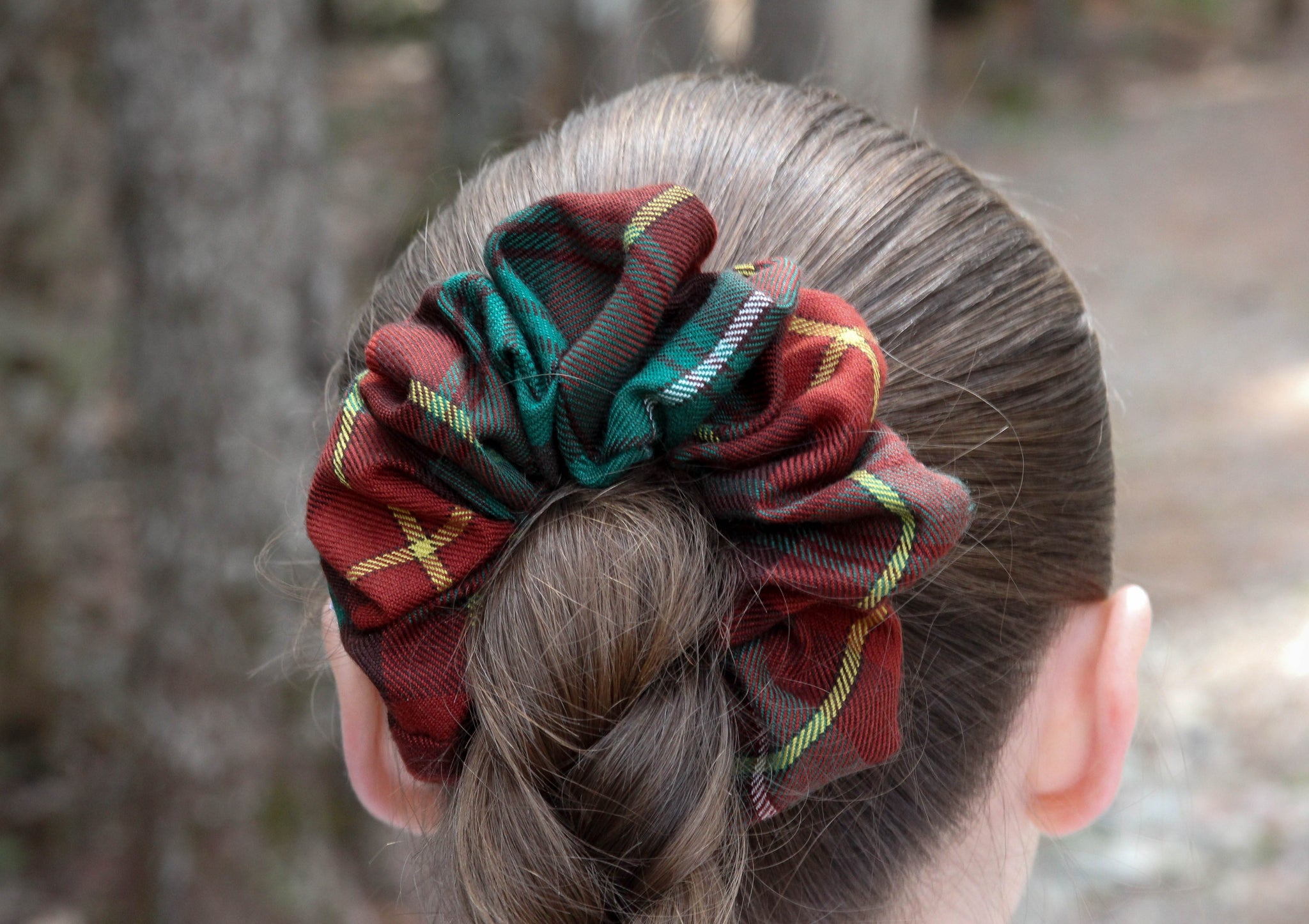 Prince Edward Island Tartan Scrunchie