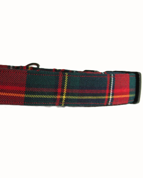 Quebec Tartan Dog Collar