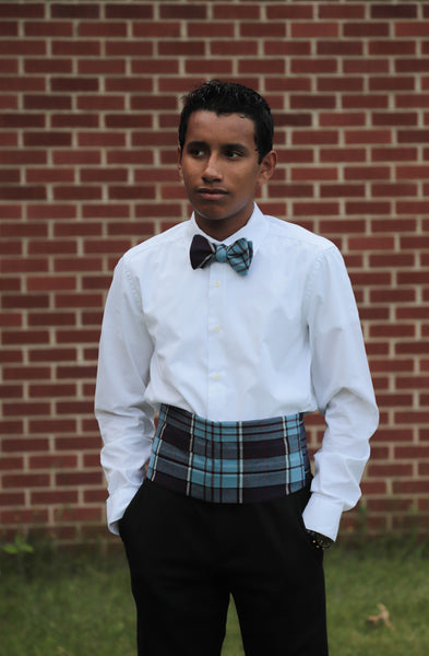 Royal Canadian Air Force Tartan Cummerbund and Tie