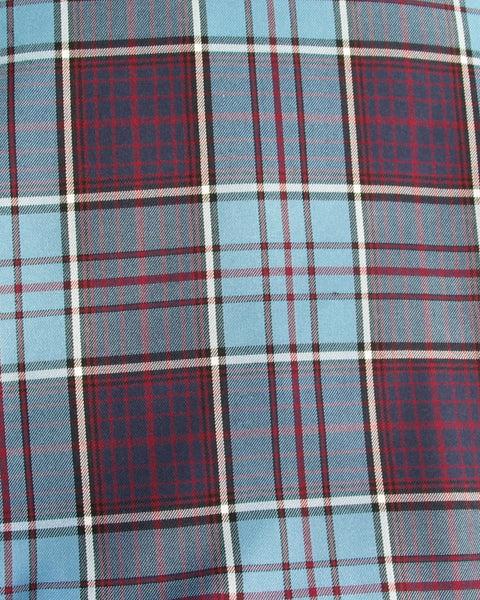 Plaid fabric with blue, red, and white pattern by Taylors Tartans Royal Canadian Air Force Tartan
